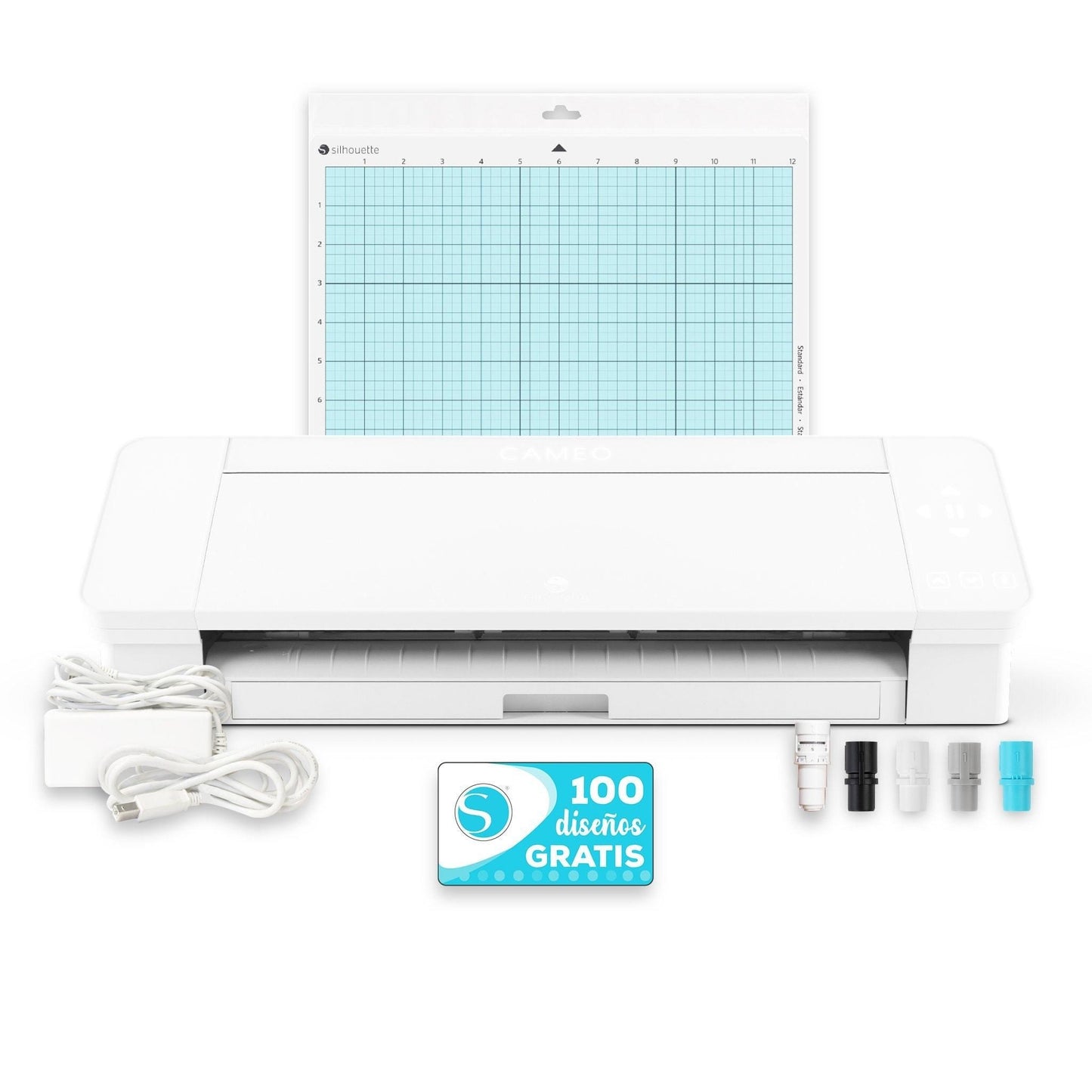 Plotter de Corte Silhouette Cameo 4 Color Blanco